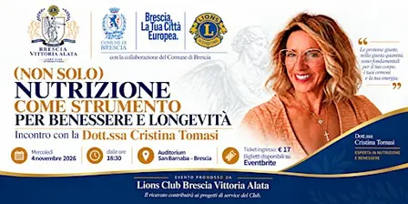 (NON SOLO) NUTRIZIONE COME STRUMENTO PER BENESSERE E LONGEVITÀ