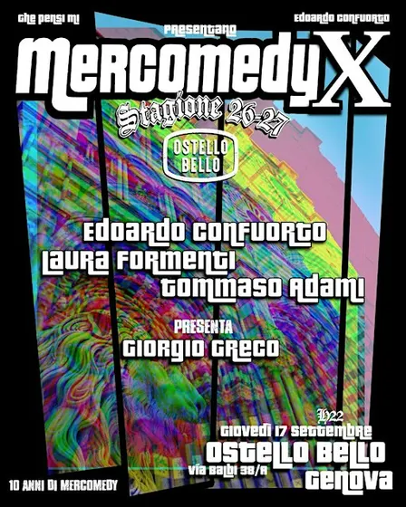 MERCOMEDY • Ostello Bello Genova