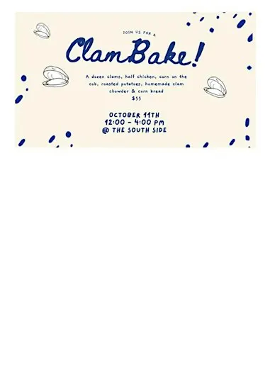 CLAMBAKE/FOOTBALL/MUSIC