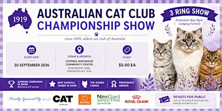 Australian Cat Club Championship Show