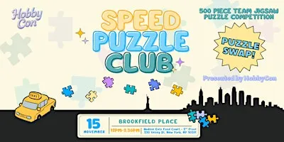 Speed Puzzle Club: Presented by HobbyCon