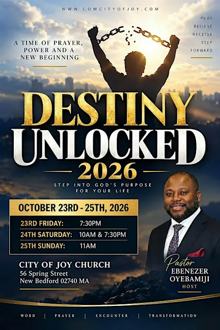 DESTINY UNLOCKED 2026