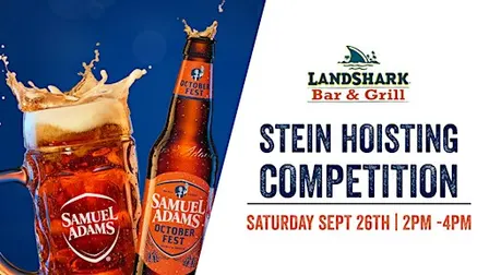 Sam Adams Stein Hoisting Competition at LandShark Bar & Grill