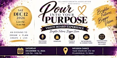 Pour Into Your Purpose - Vision Board Event