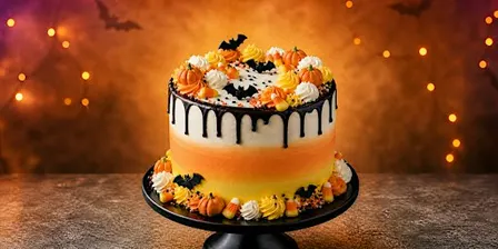 Candy Corn & Chocolate Drip: A Beginner Halloween Cake Decorating Class