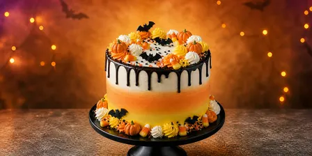 Candy Corn & Chocolate Drip: A Beginner Halloween Cake Decorating Class