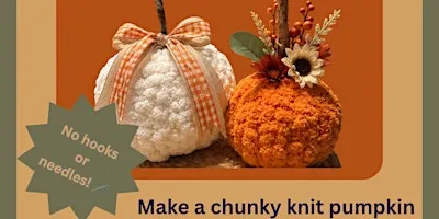Hand Knit Stuffed Pumpkin Workshop!