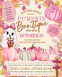 Boss Babe Sunday Pumpkin Boo-tique Fall Event