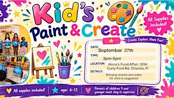 Kid’s Paint & Create