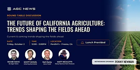 Current & Coming Trends Affecting California Agriculture