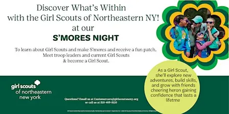 S'mores Party Hosted by Girl Scouts of Northeastern New York