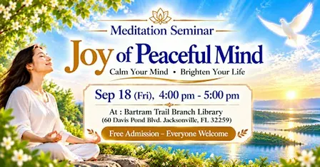 Meditation Seminar "Joy of Peaceful Mind - Time to Relax"