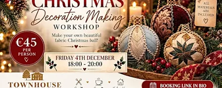 Christmas decoration making workshop