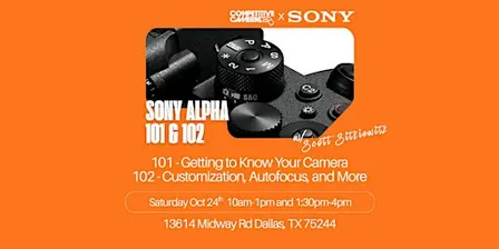 Alpha 101 & 102 with Sony Imaging