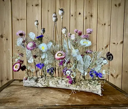 Dried Flower Table/Mantle Summer Arrangement Workshop
