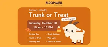 Sensory-Friendly Fall Festival & Petting Zoo + Trunk or Treat!