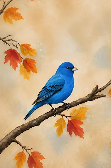 Birds of Heartland- The Indigo Bunting