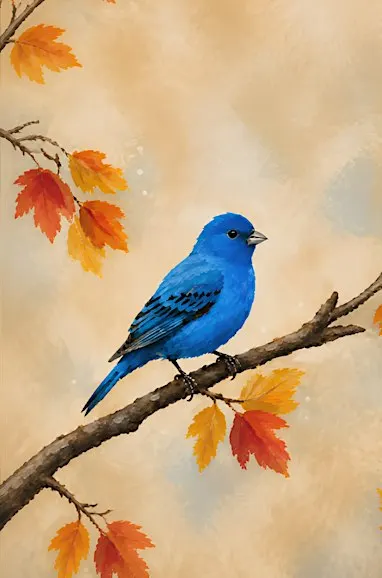 Birds of Heartland- The Indigo Bunting