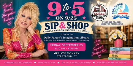 Workin’ 9 to 5 on 9/25: A Dolly Parton Sip & Shop for Imagination Library