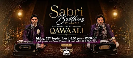 Sabri Brothers Live in Ajax | An Evening of Soulful Qawaali