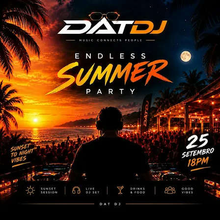 DAT DJ ENDLESS SUMMER PARTY ☀️ | Fábrica da Pólvora
