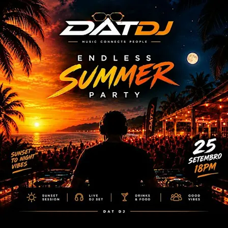 DAT DJ ENDLESS SUMMER PARTY ☀️ | Fábrica da Pólvora
