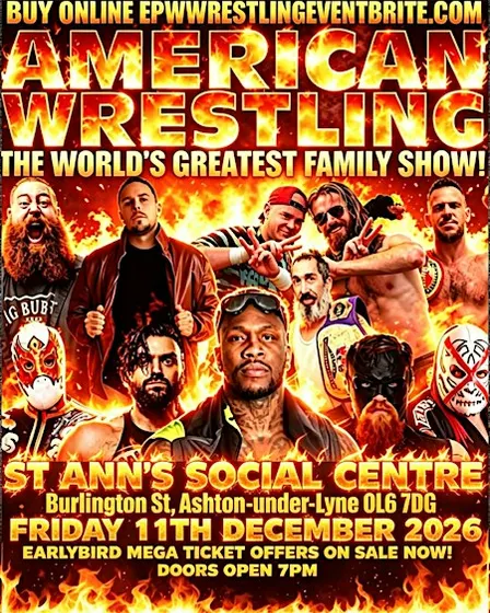 AMERICAN WRESTLING ASHTON UNDER LYNE