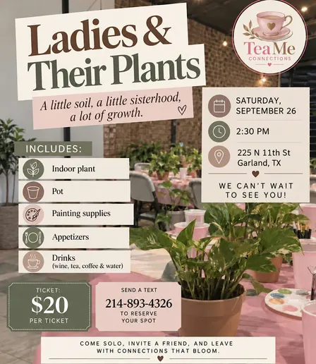 Ladies and Their Plants