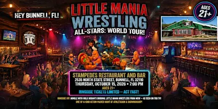Little Mania Midget Wrestling All-Stars: World Tour in Bunnell, FL!