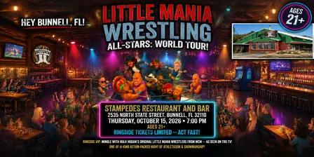 Little Mania Midget Wrestling All-Stars: World Tour in Bunnell, FL!