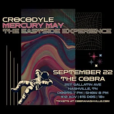 Venue: Crocodyle | Mercury May | The Eastside Experience