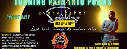 Turning Pain Into Poems OPEN MIC