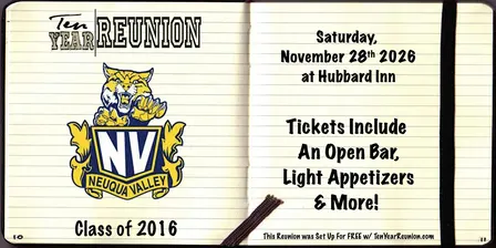 Neuqua Valley Class of 2016: Ten Year Reunion