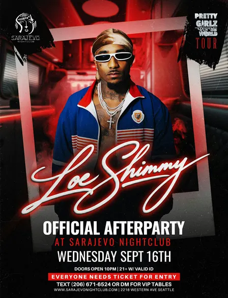 LOE SHIMMY @ SARAJEVO NIGHTCLUB SEATTLE