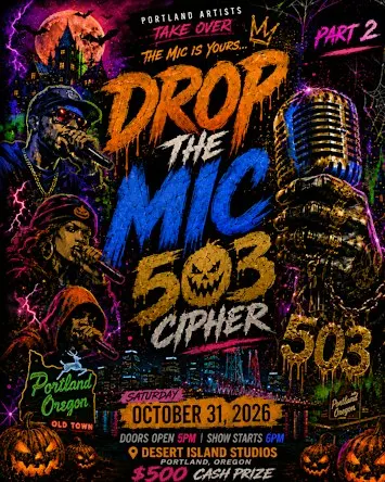 Drop The Mic 503 Cipher - Part 2 Halloween
