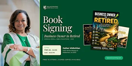 Business Owner to Retired - Book Signing
