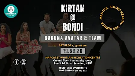 Kirtan, Sound healing @ Bondi