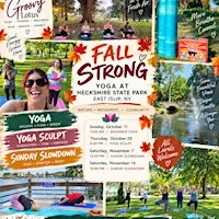 Autumn Themed Yoga at Heckshire East Islip State Park with Groovy Lotus