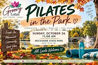 Autumn Themed Pilates at East Islip Heckshire State Park