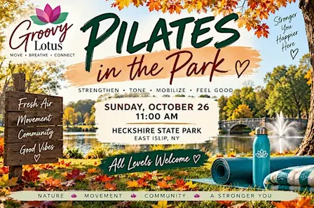 Autumn Themed Pilates at East Islip Heckshire State Park