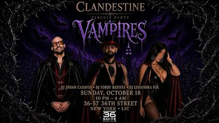 CLANDESTINE- VAMPIRES |ANNIVERSARY | HALLOWEEN EDICION