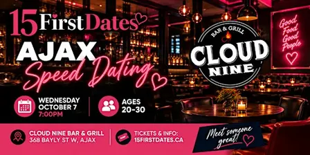 15FirstDates Ajax Speed Dating (Age 40-50)