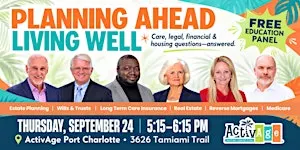 Long Term Care, Legal & Financial Experts — Free Education Panel