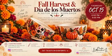 Fall Harvest & Día de los Muertos Plaster Bowl Workshop