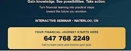 Financial Clarity Starts Here — Join Our Seminar in Waterloo (Free )
