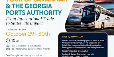 Tour of Savannah & The Georgia Ports Authority