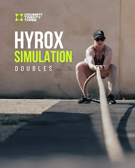Doubles Hyrox Race Simulation