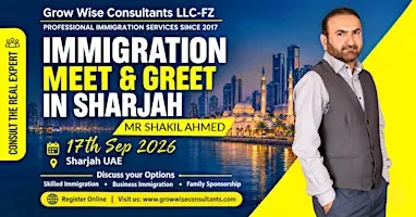 Immigration MEET & GREET in Sharjah