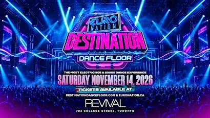 DESTINATION DANCEFLOOR | The Most Electric 90s & 2000s Dance Experience