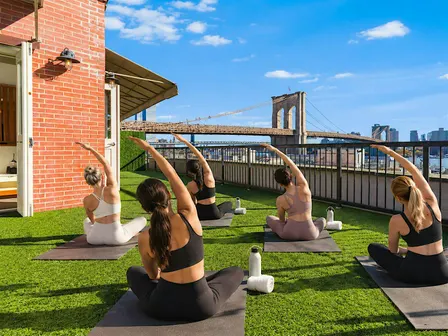 Pilates + Brunch with Brooklyn Bridge Views